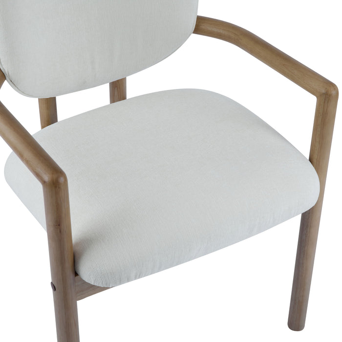 Upholstered Arm Dining Chairs (Set of 2)