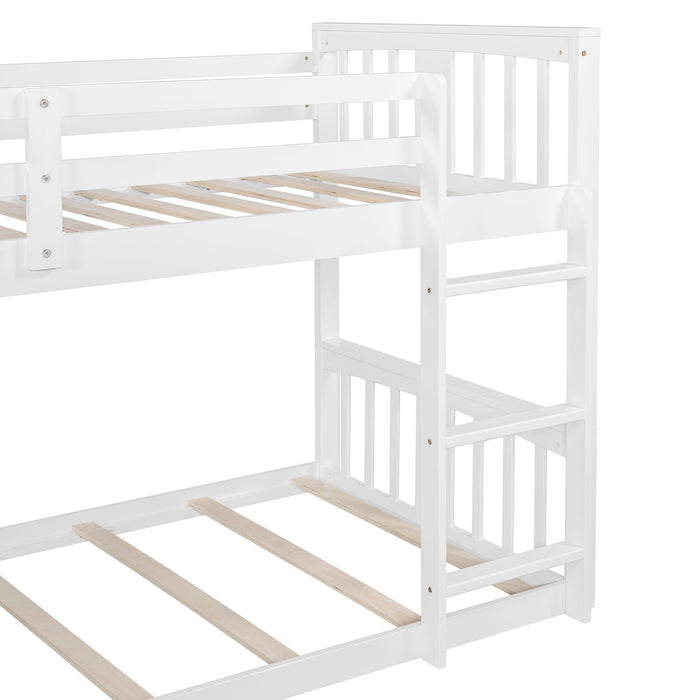 Solid Construction Bunk Bed & Ladder