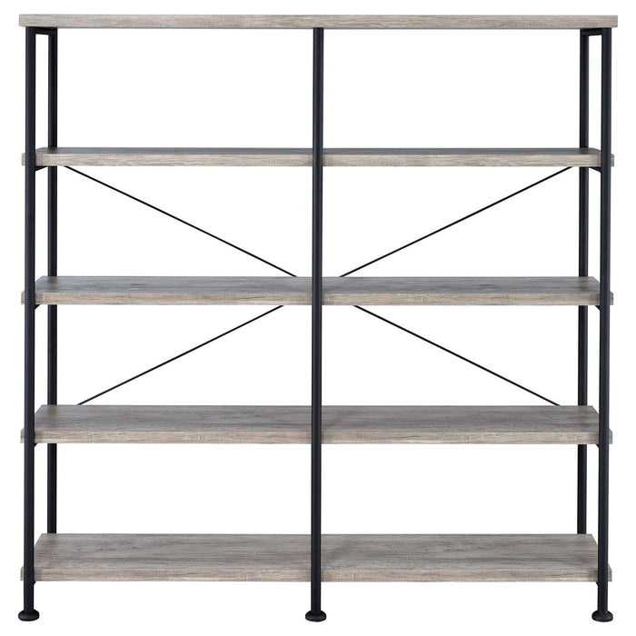 Double Wide Bookcase Shelves - Gray