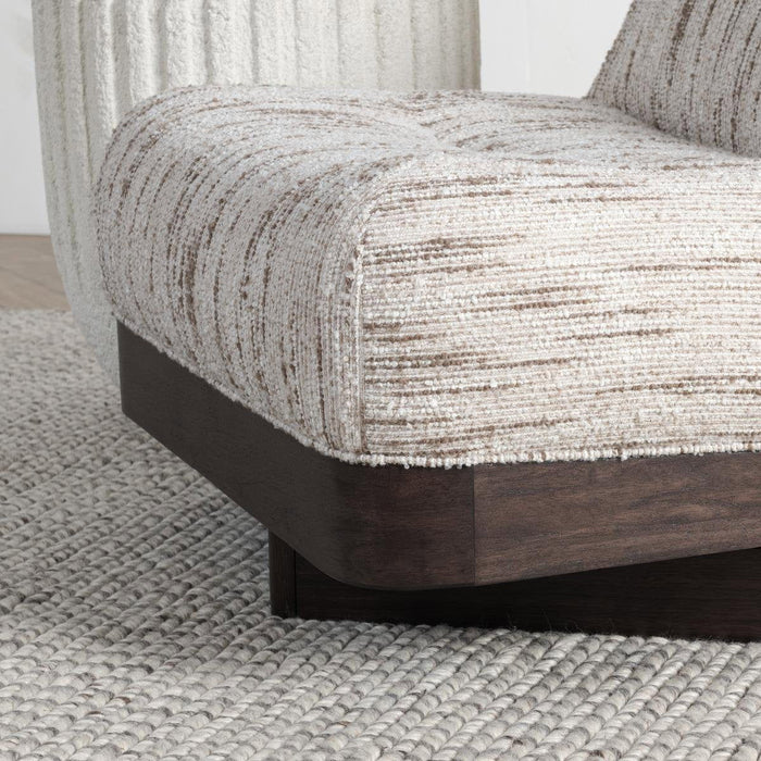 Crandall - Swivel Accent Chair - Cocoa Cream