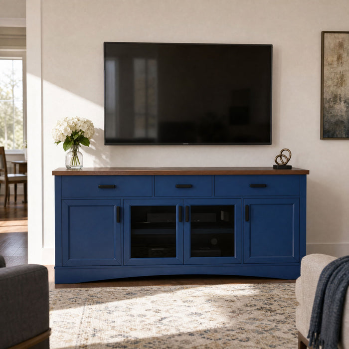 Modern TV Console & Adjustable Shelves