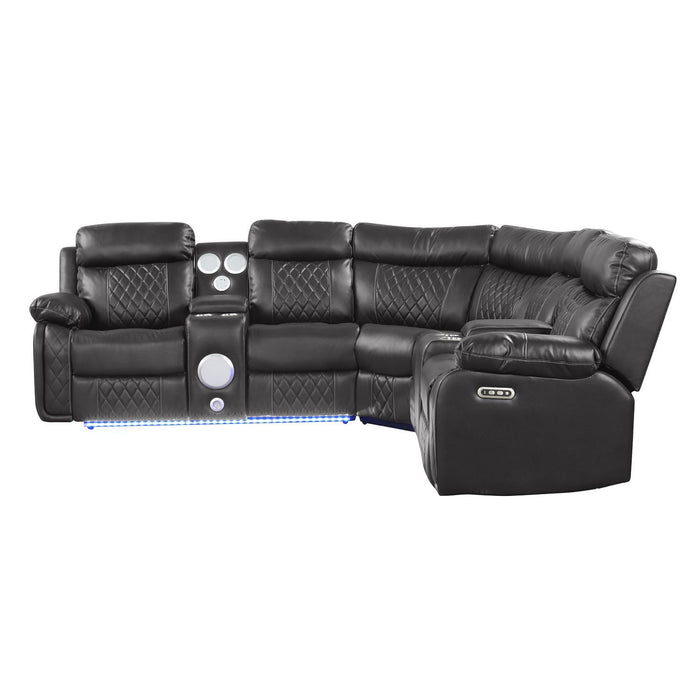 Lacrosse - Power Reclining Sectional Sofa