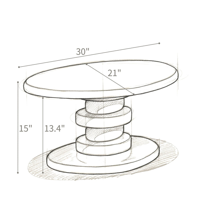 Cobblestone End Table