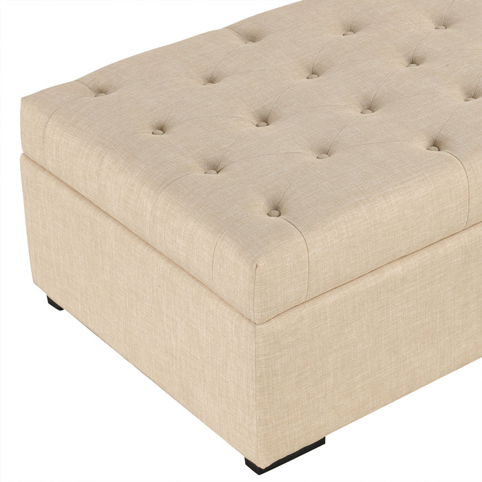 Convertible Folding Sofa Bed Ottoman With Memory Mattress And Tufted Design