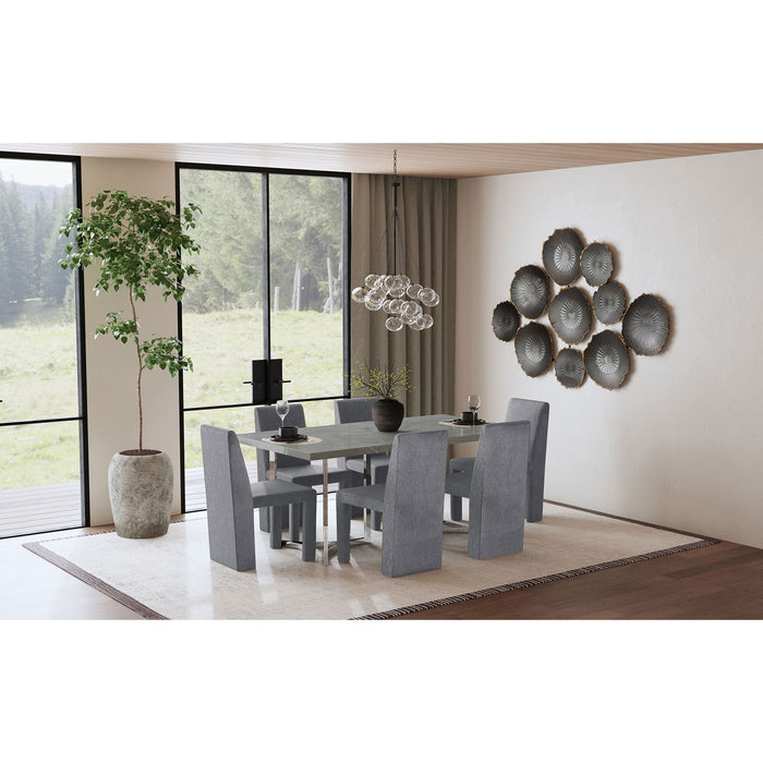 Santa Cruz - Upholstered Dining Side Chair (Set of 2) - Gray