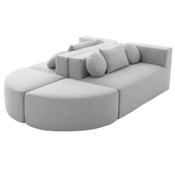 Boneless - Couch Modular Sectional Sofa With Deep Seating And Curved Design