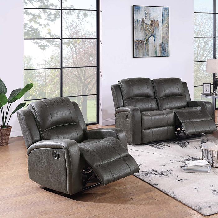 Modern Living Room Set With Square Armrest, Cushion Backrest