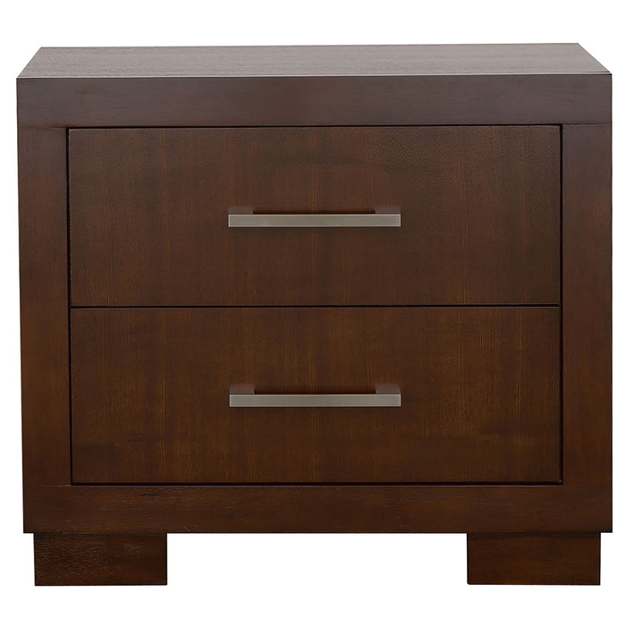 Polk - 2 Drawer Nightstand With Slim Handles - Cappuccino