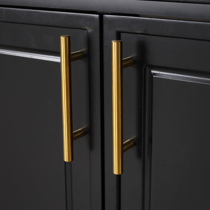 Modern Bathroom Vanity With Sink Top, 2 Doors And 3 Drawers