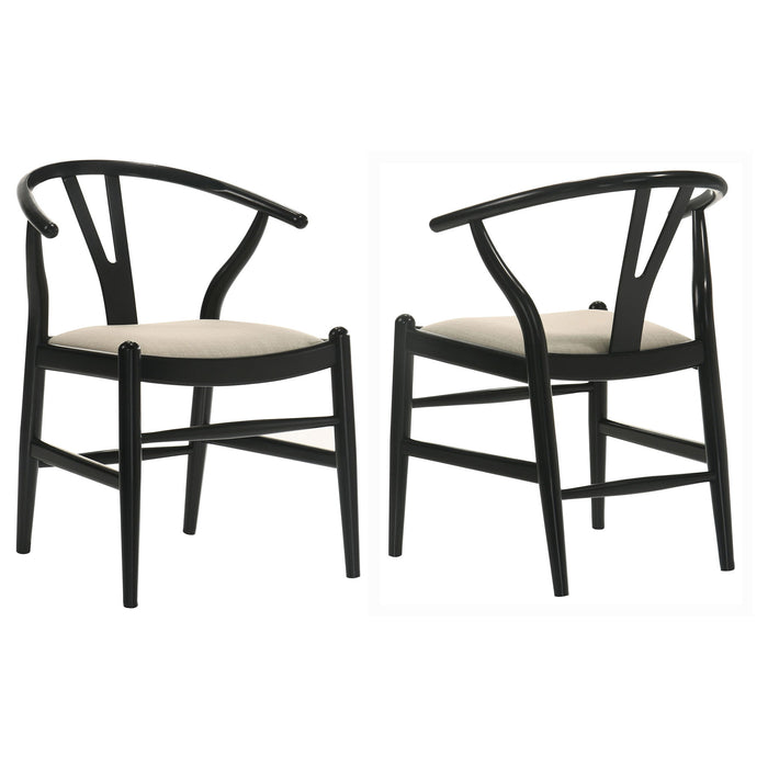 Camerota - Dining Side Chair (Set of 2) - Black