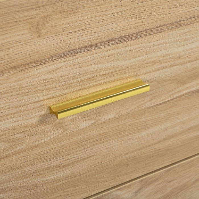 Modern Drawer Dresser For Bedroom, Ample Storage Wide Chest Of Drawers