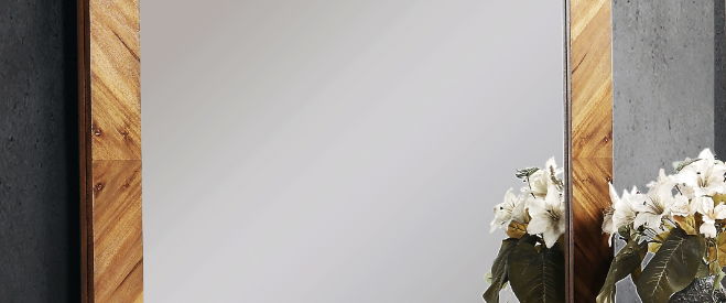 Steampunk Mirror - Chestnut