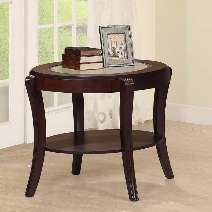 Table With Tempered Glass Shelf