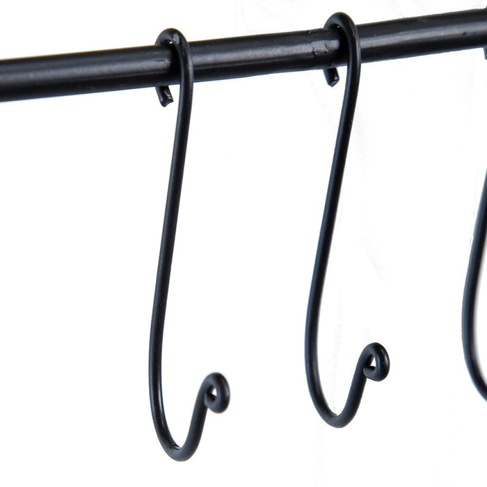 Laundry Rack With Accordion Design - Brown / Black - Black Brown