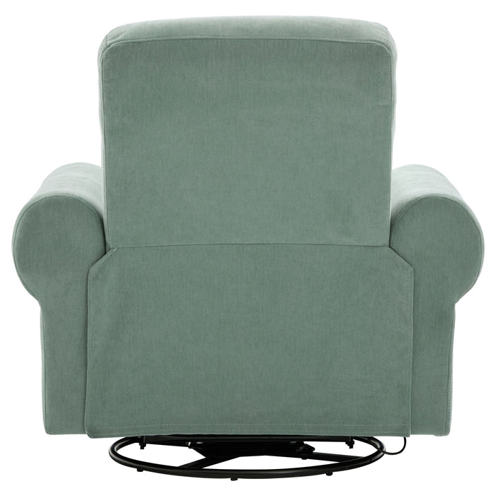 Manual Swivel Recliner Rocker Chair With Adjustable Backrest