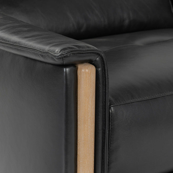 Cullman - Leather Power Recliner Accent Chair - Black