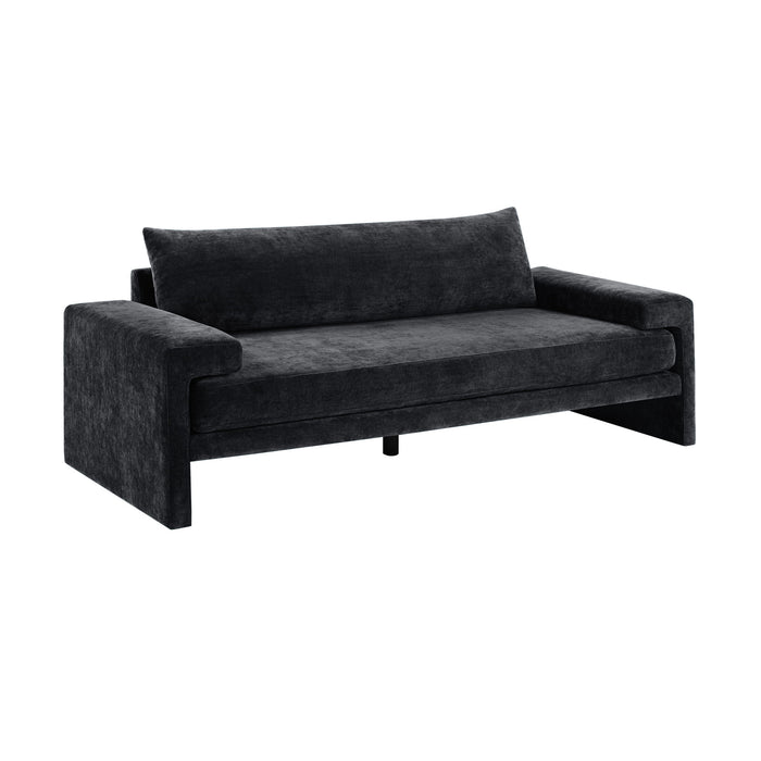 Upholstered 3 Seater Sofa With Wide Armrests