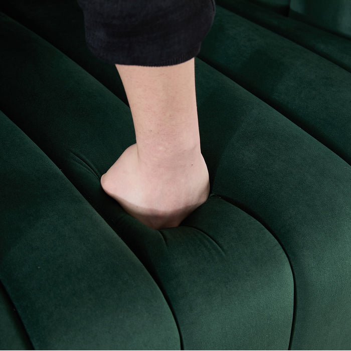 Oversized Velvet Swivel Barrel Accent Chair And Ottoman Set With Storage