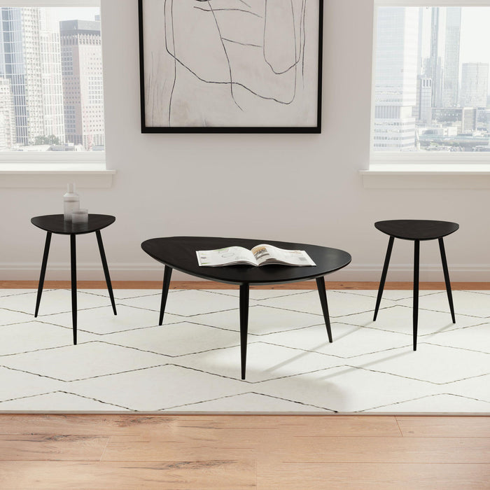 Xander - Triangular Coffee And End Table Set