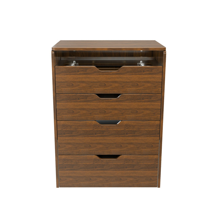 Vanity Desk With Lighted Mirror & Stool