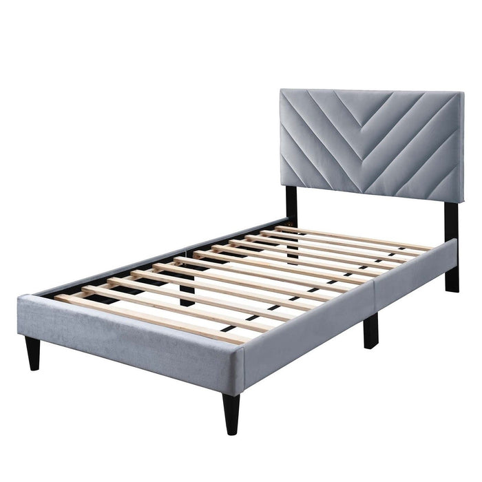 Bed Set With Adjustable Headboard