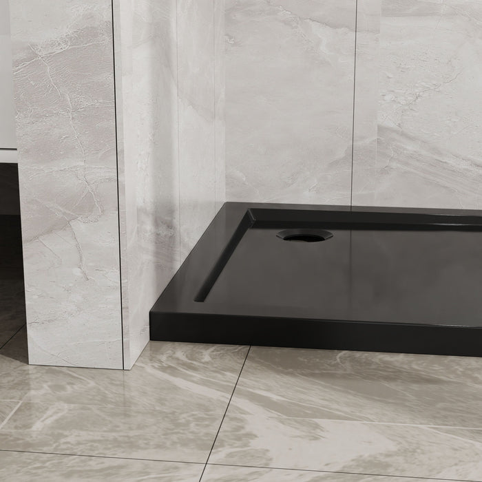 In Corner Drain Shower Base