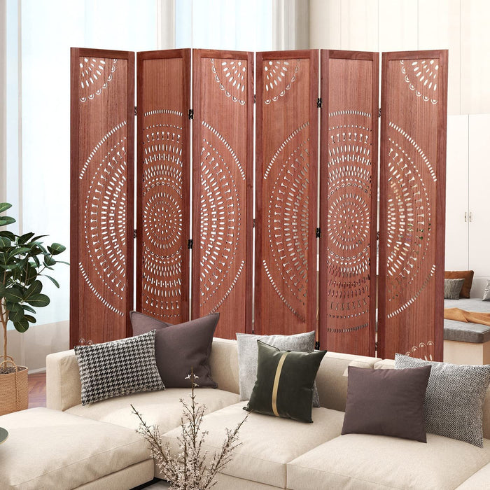 Panel Solid Wood Folding Room Divider