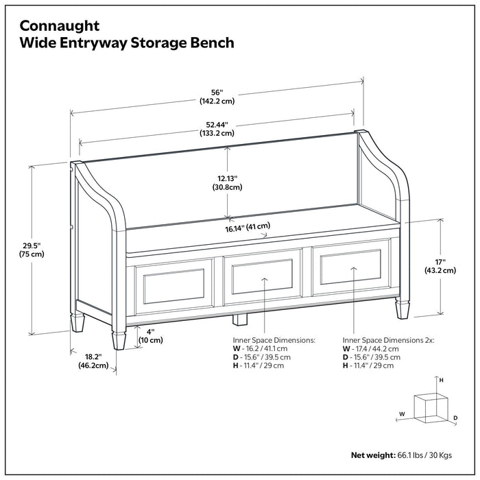 Connaught - Storage Bench