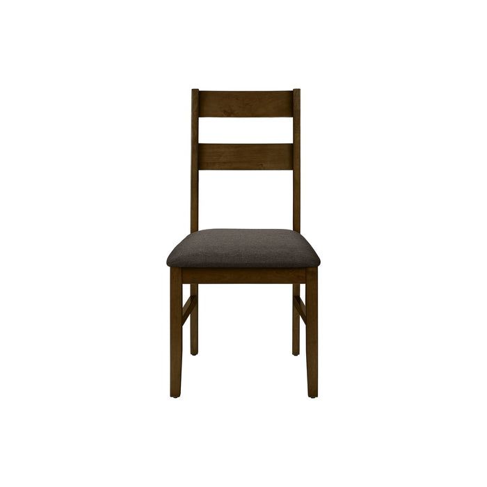 Dining Chair, Upholstered, Side, Dining Room, Transitional (Set of 2) - Brown