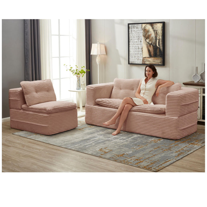 Multi Functional Sectional Sofa Bed With Independent Chaise Lounge And Functional Blanket