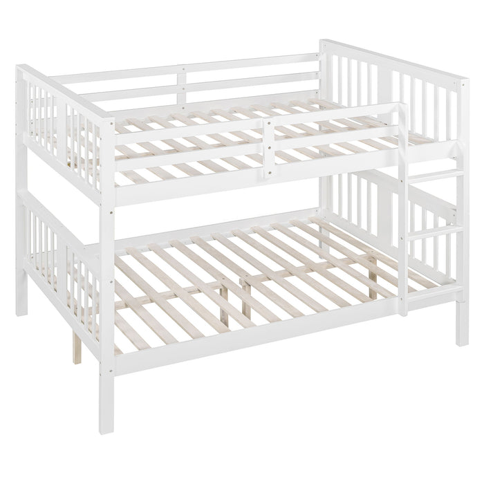 Bunk Bed With Ladder For Bedroom
