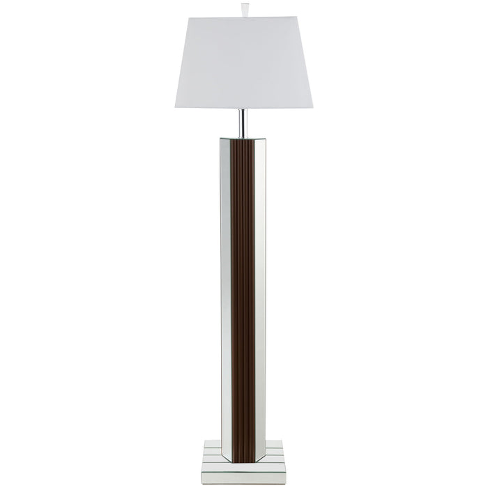 Echolls - Lamp With Scalloped Accents And Mirror Detail