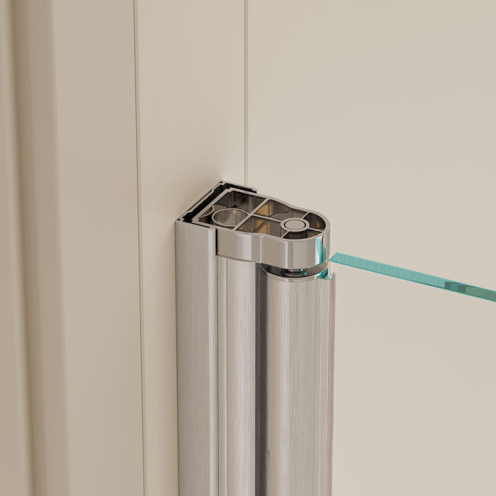 Bathtub Shower Door With 6mm Tempered Glass