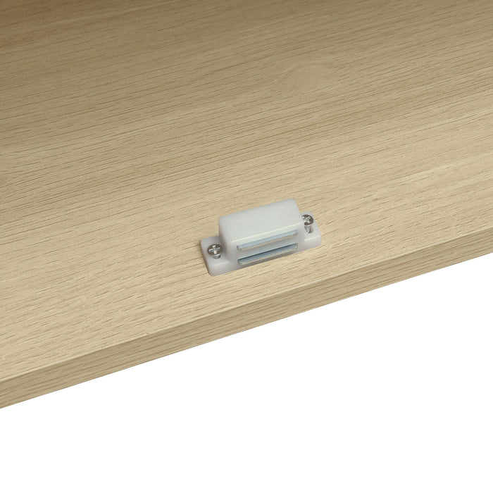 Tall Arched Kitchen Pantry, Modern Farmhouse Wood Kitchen Storage Cabinets, Arched Storage Display Cabinet With Adjustable Shelves, Versatile Cupboard For Kitchen, Dining Room - Natural