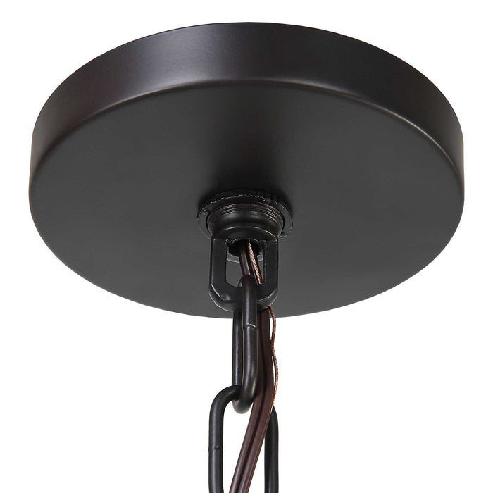 Youngstown - 4 Light Pendant - Dark Bronze