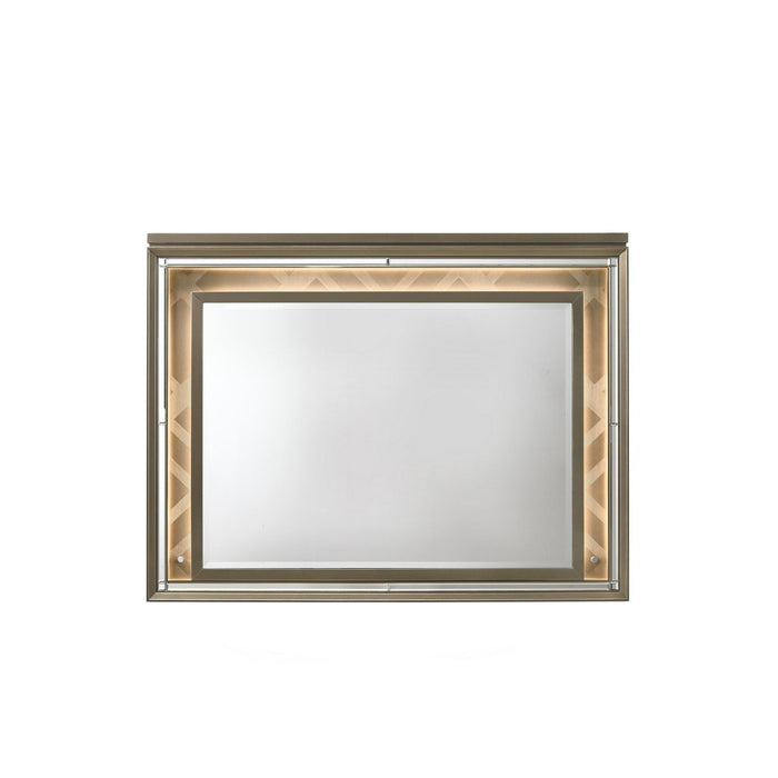 Skylar - Mirror With LED - Champagne