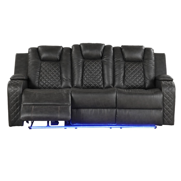 Benz - Power Recliner Set With LED Lighting And USB Charging