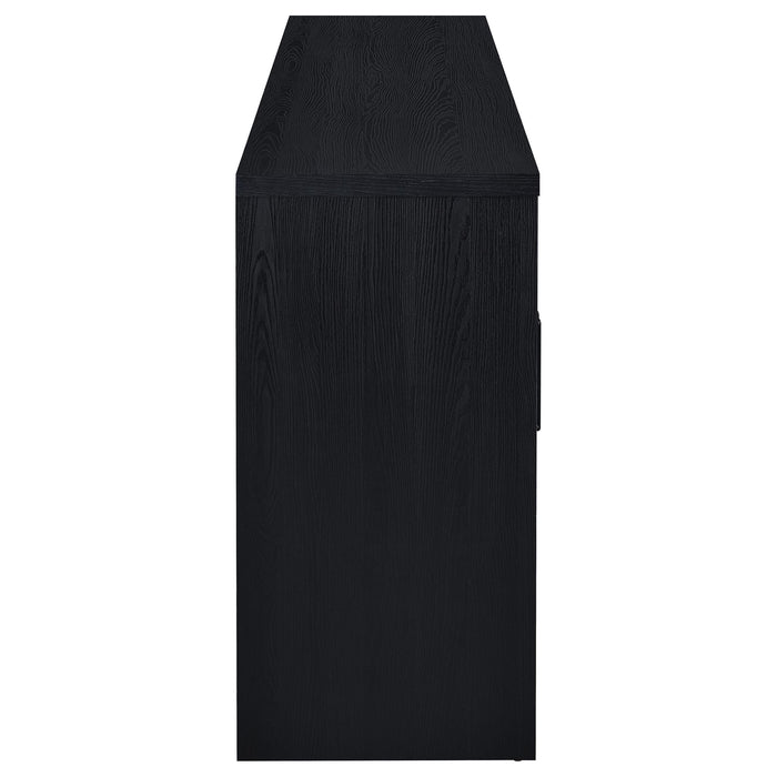 Shayne - 4 Door Sideboard With Arched Doors - Black