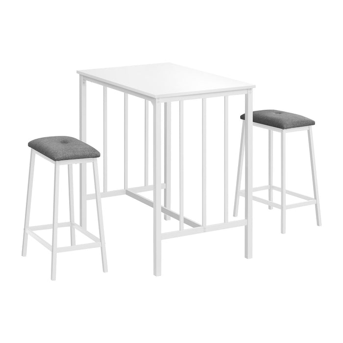 3 Pieces Dining Set, Counter Height, Rectangular, Small, Contemporary & Modern