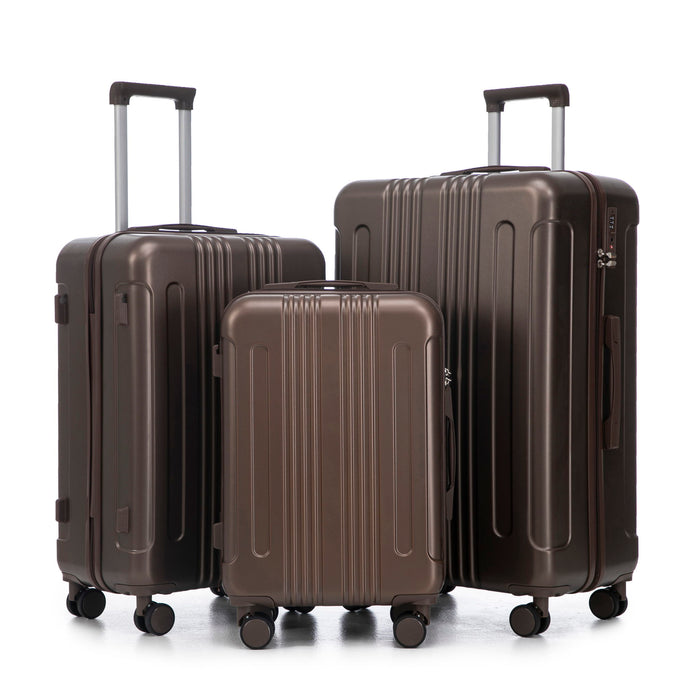Spinner Luggage Set 20" / 24"/ 28", Lightweight Hard Shell With 360° Silent Wheels