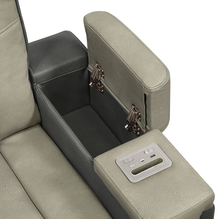 Bruno - Power Reclining Living Room Set With LED Lighting