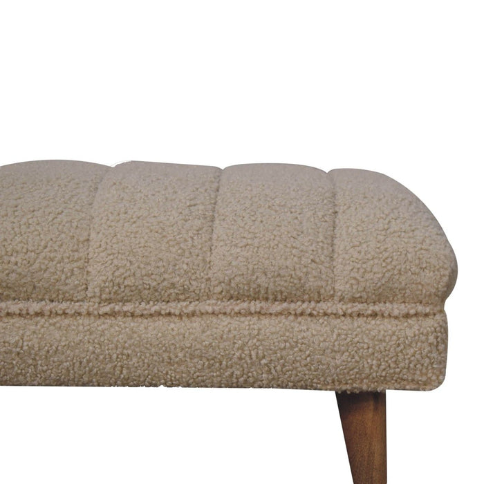 Puffer Bench - Beige