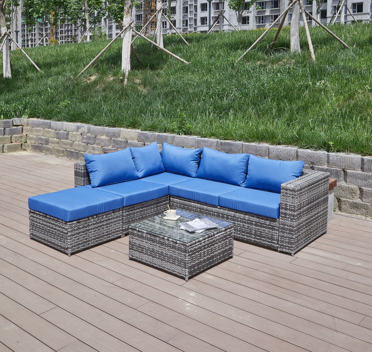Patio Sofa With Cushions