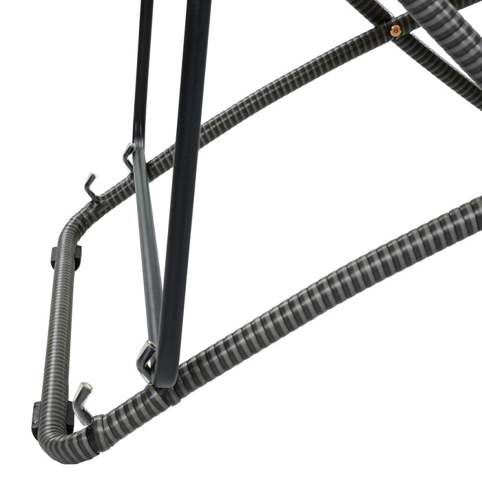 Outdoor Folding Chair With Adjustable Backrest (Set of 2)