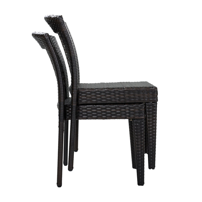 Outdoor Dining Stackable Chairs