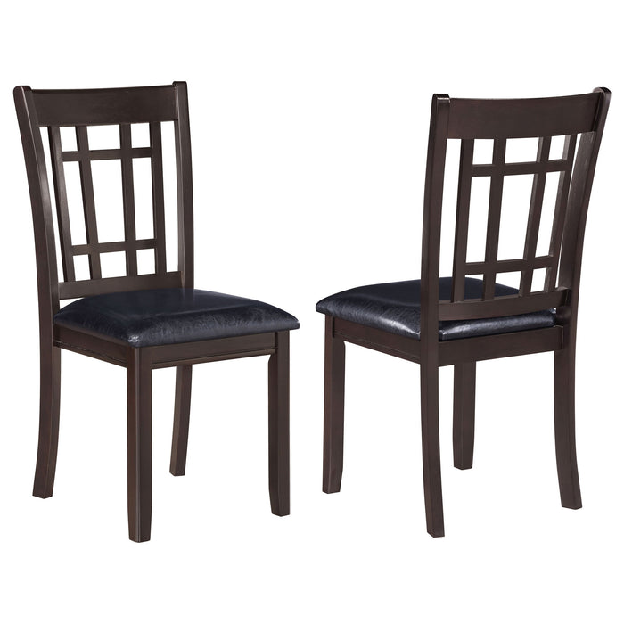 Lattice Back Side Chairs (Set of 2)