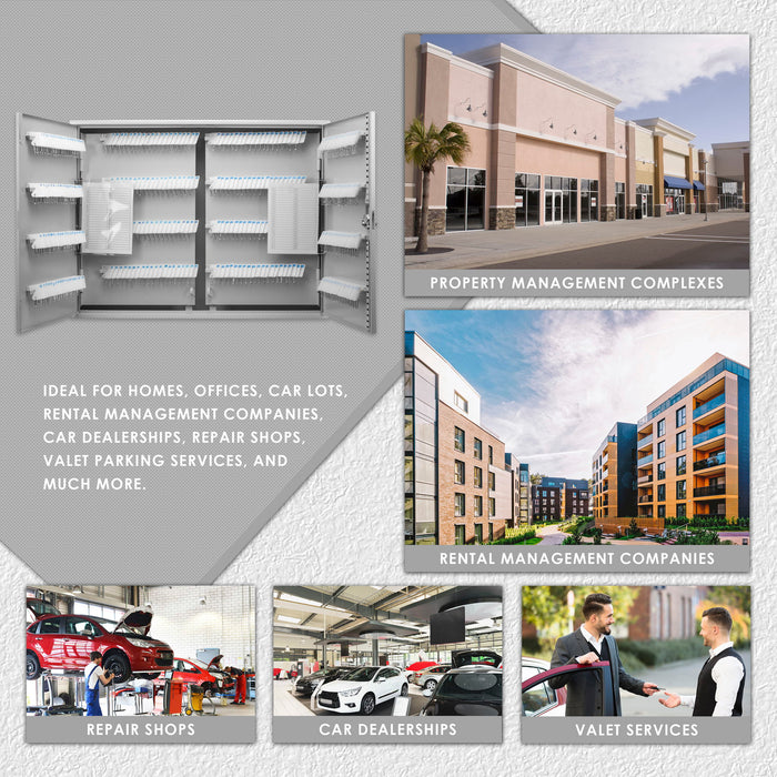 Adjustable Key Cabinet With Lock