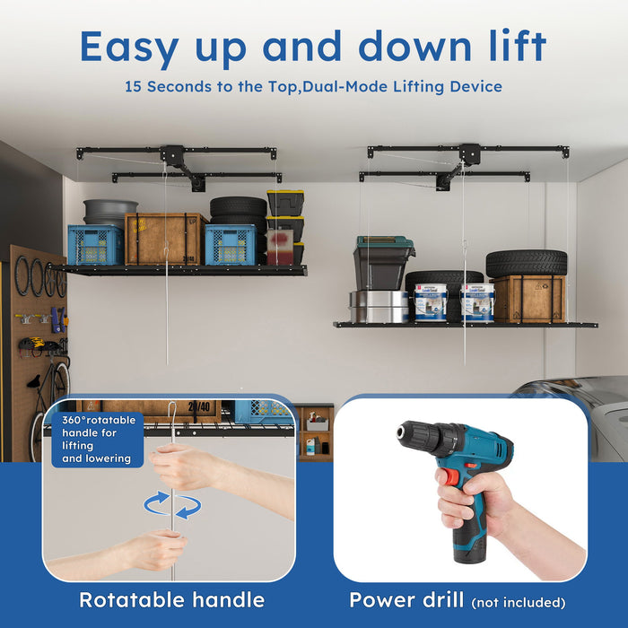 Overhead Garage Storage Rack