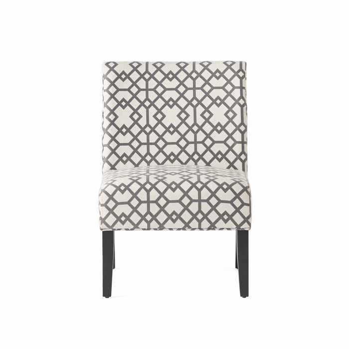 Contemporary Accent Chair With Plush Upholstery