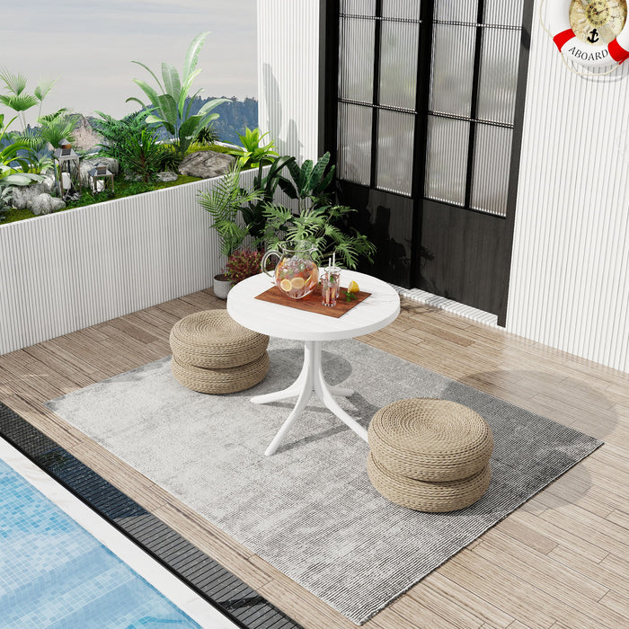 Round Table - White
